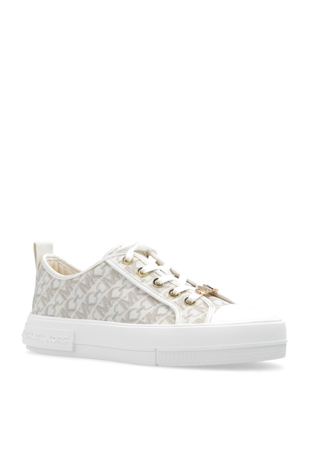 関税送料込♪MICHAEL MICHAEL KORS/EVY ハイトップスニーカー Evy Empire Logo Jacquard High-Top Sneaker | Michael Kors [US]